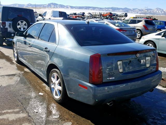 1G6DC67A360186428 - 2006 CADILLAC STS BLUE photo 3