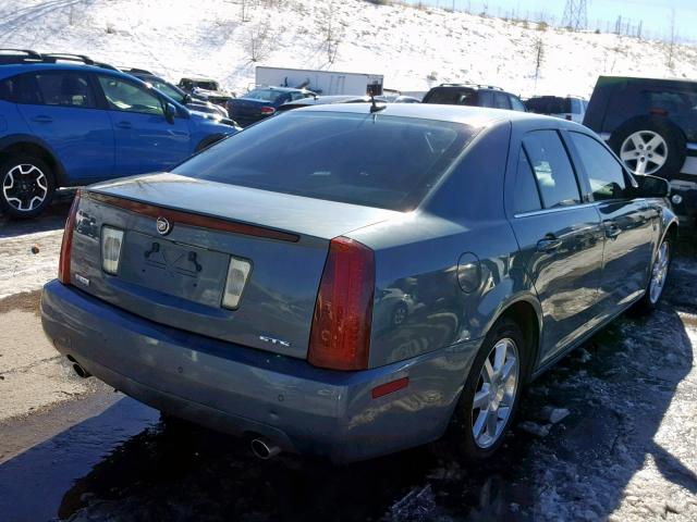 1G6DC67A360186428 - 2006 CADILLAC STS BLUE photo 4