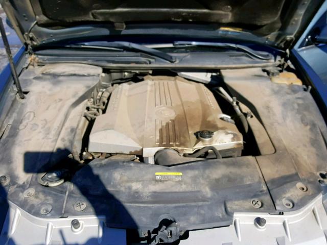 1G6DC67A360186428 - 2006 CADILLAC STS BLUE photo 7