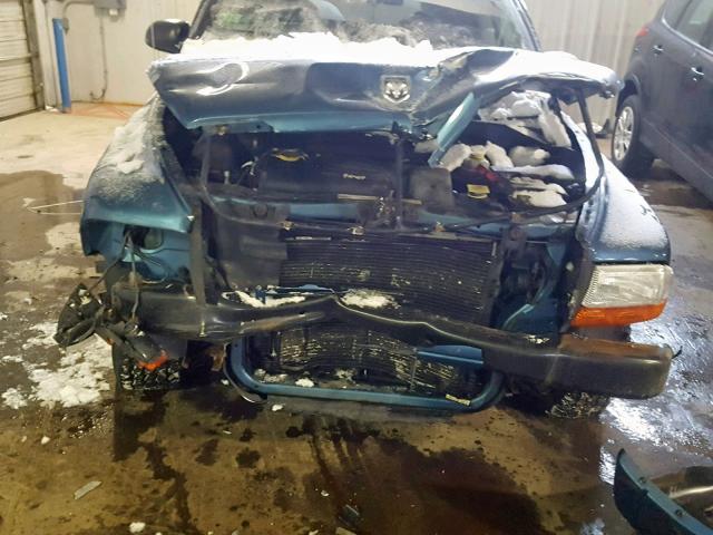 1D4HR38N43F520815 - 2003 DODGE DURANGO SP BLUE photo 9