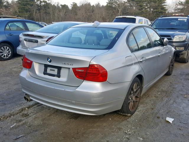 WBAPK5C51BA657803 - 2011 BMW 328 XI SUL SILVER photo 4