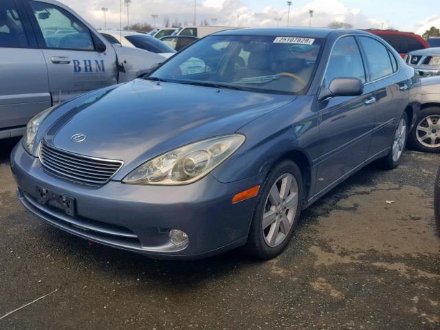 JTHBA30G355083369 - 2005 LEXUS ES 330 BLUE photo 2