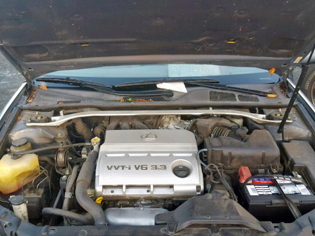 JTHBA30G355083369 - 2005 LEXUS ES 330 BLUE photo 7