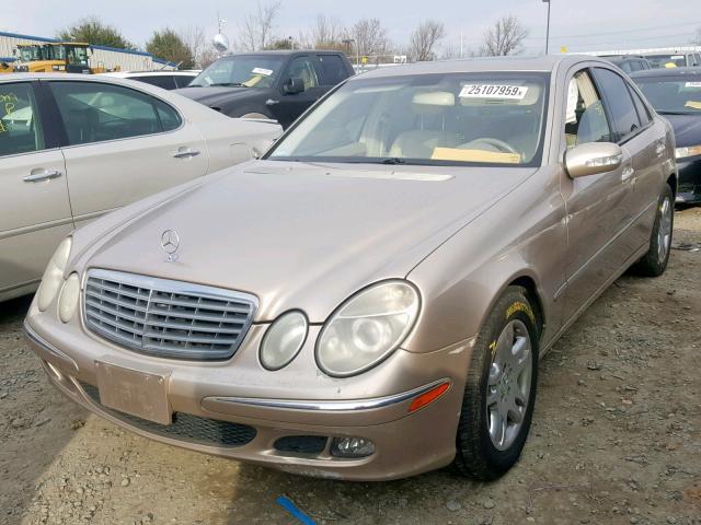 WDBUF65J03A222992 - 2003 MERCEDES-BENZ E 320 BEIGE photo 2