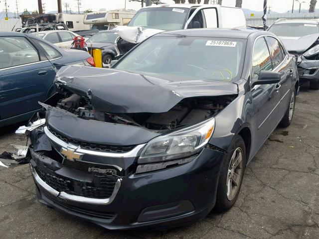 1G11B5SLXFF185563 - 2015 CHEVROLET MALIBU LS CHARCOAL photo 2