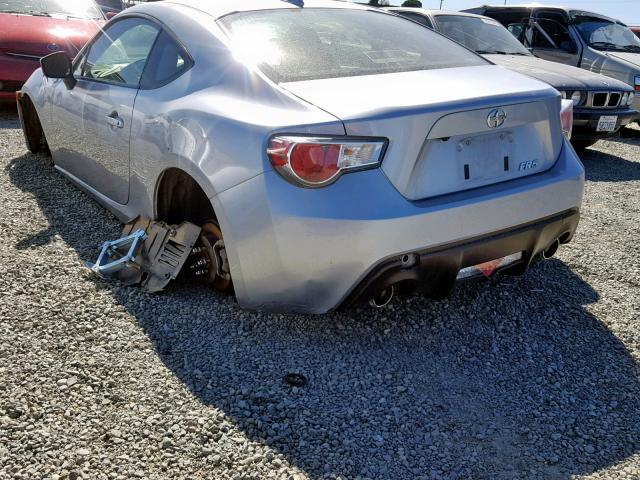 JF1ZNAA15G8708123 - 2016 TOYOTA SCION FR-S SILVER photo 3