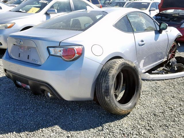 JF1ZNAA15G8708123 - 2016 TOYOTA SCION FR-S SILVER photo 4