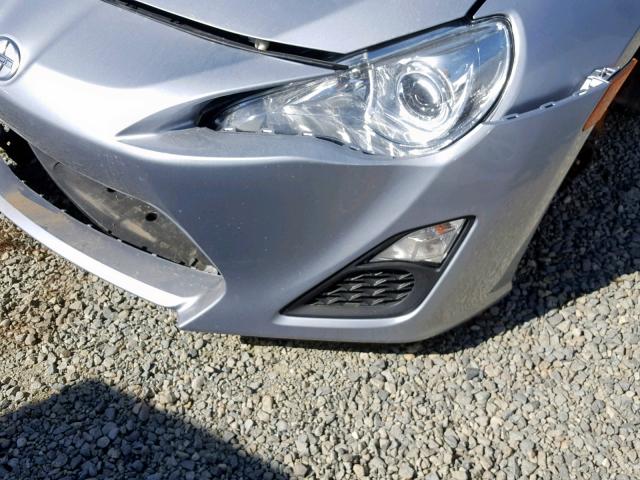 JF1ZNAA15G8708123 - 2016 TOYOTA SCION FR-S SILVER photo 9