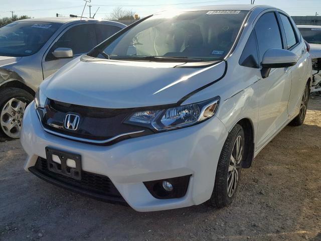 3HGGK5H86FM737808 - 2015 HONDA FIT EX WHITE photo 2