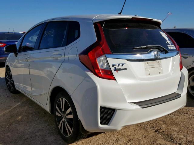 3HGGK5H86FM737808 - 2015 HONDA FIT EX WHITE photo 3