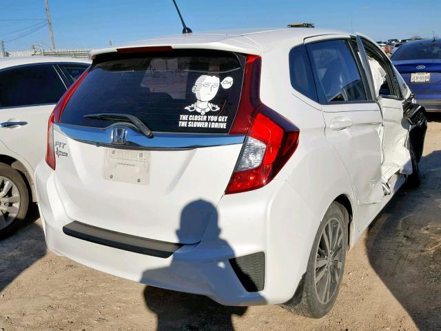 3HGGK5H86FM737808 - 2015 HONDA FIT EX WHITE photo 4