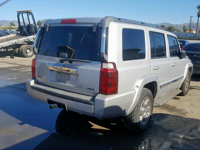1J8HG58297C530275 - 2007 JEEP COMMANDER SILVER photo 4