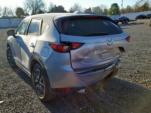 JM3KFADM3J0328371 - 2018 MAZDA CX-5 GRAND SILVER photo 3