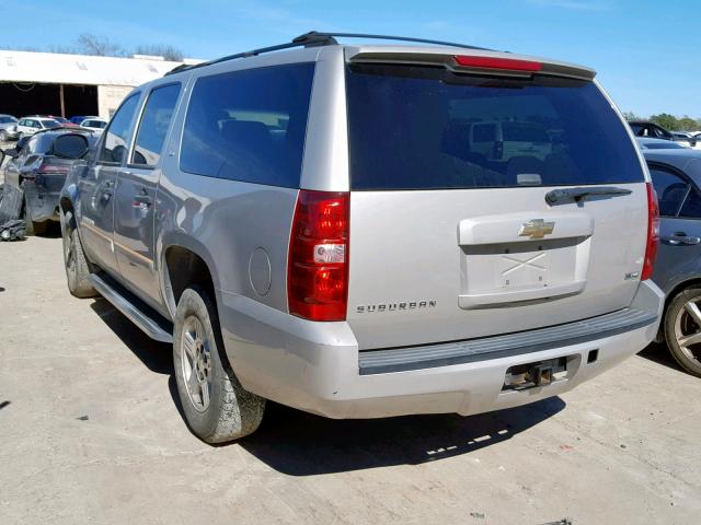 3GNFC16057G199655 - 2007 CHEVROLET SUBURBAN C BEIGE photo 3