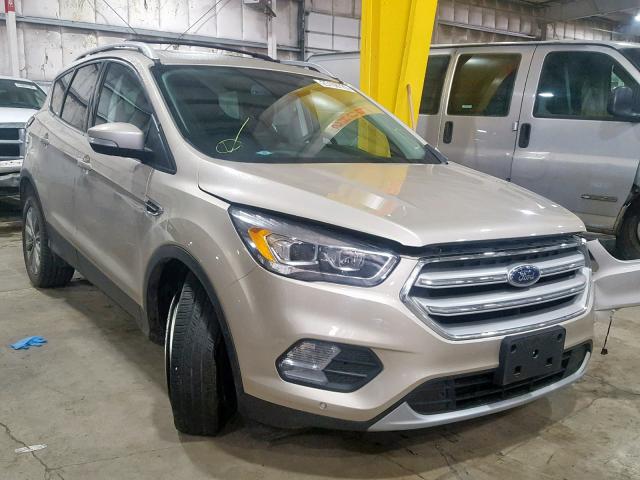 1FMCU9J91JUC62165 - 2018 FORD ESCAPE TIT GOLD photo 1