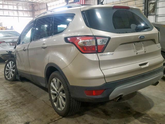 1FMCU9J91JUC62165 - 2018 FORD ESCAPE TIT GOLD photo 3