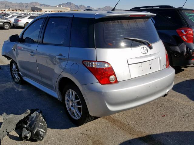 JTKKT624560137942 - 2006 TOYOTA SCION XA SILVER photo 3