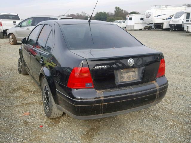 3VWRK69M13M042699 - 2003 VOLKSWAGEN JETTA GL BLACK photo 3