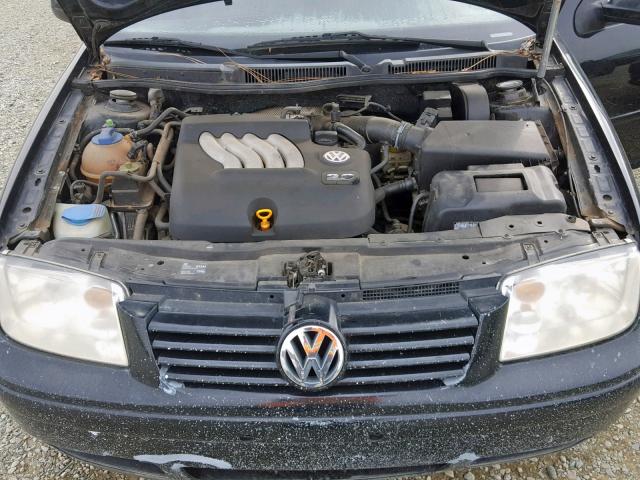 3VWRK69M13M042699 - 2003 VOLKSWAGEN JETTA GL BLACK photo 7