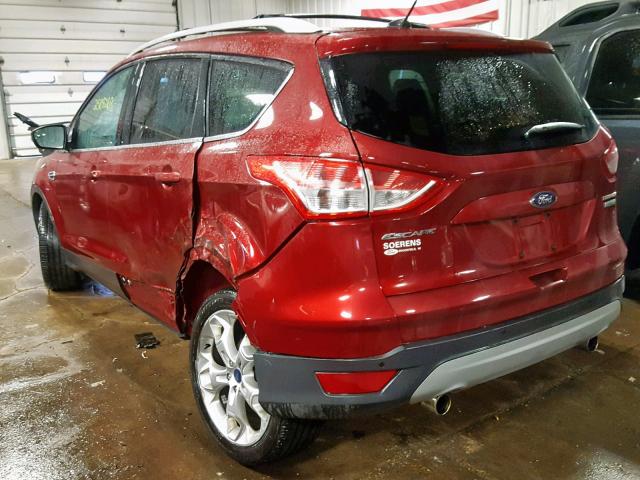 1FMCU0J99DUC42729 - 2013 FORD ESCAPE TIT MAROON photo 3