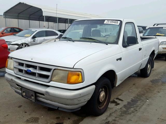 1FTCR10A1PTA63070 - 1993 FORD RANGER WHITE photo 2