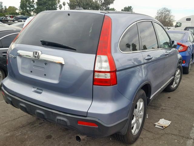 JHLRE38747C063318 - 2007 HONDA CR-V EXL BLUE photo 1