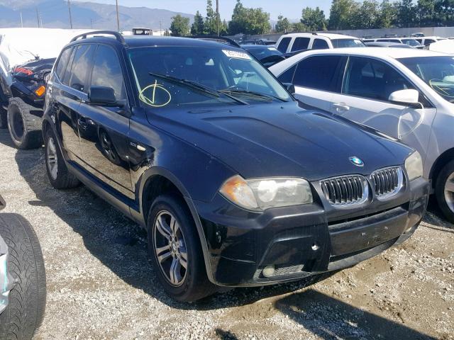 WBXPA93466WG75832 - 2006 BMW X3 3.0I BLACK photo 1