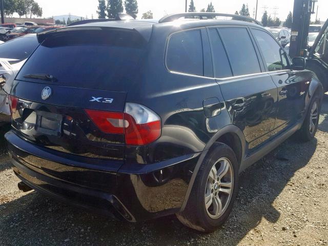 WBXPA93466WG75832 - 2006 BMW X3 3.0I BLACK photo 4