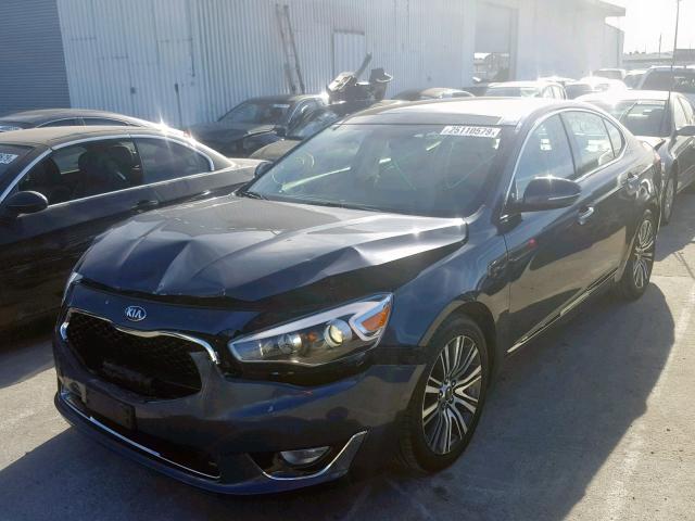 KNALN4D78E5134971 - 2014 KIA CADENZA PR BLUE photo 2