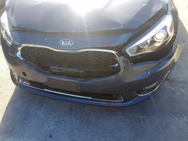 KNALN4D78E5134971 - 2014 KIA CADENZA PR BLUE photo 9