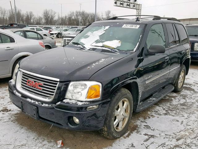 1GKDT13S962210898 - 2006 GMC ENVOY BLACK photo 2