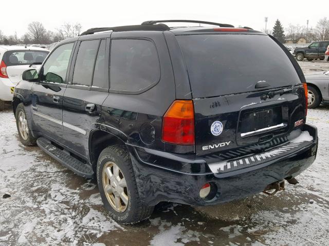 1GKDT13S962210898 - 2006 GMC ENVOY BLACK photo 3