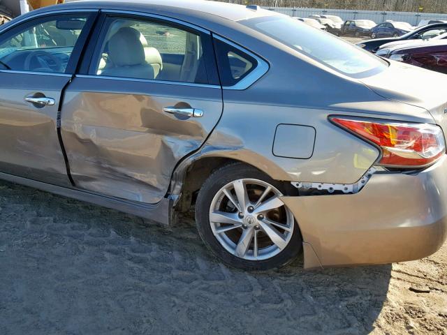 1N4AL3AP7EC105543 - 2014 NISSAN ALTIMA 2.5 BROWN photo 9