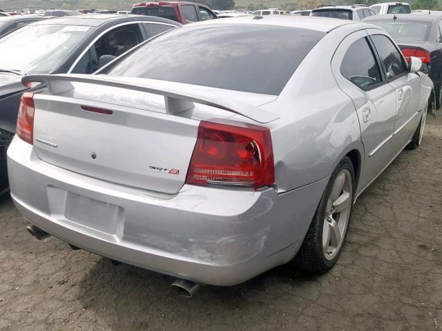 2B3LA73W86H506314 - 2006 DODGE CHARGER SR GRAY photo 4