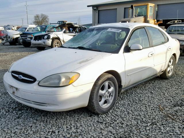 1FAFP55U32A167292 - 2002 FORD TAURUS SES WHITE photo 2