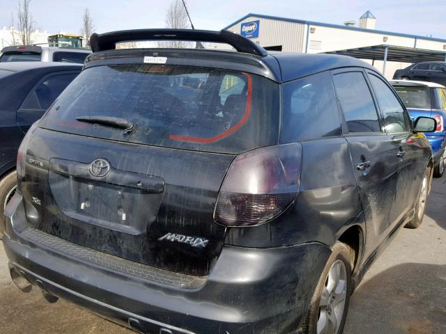 2T1KR30E46C577107 - 2006 TOYOTA COROLLA MA BLACK photo 4