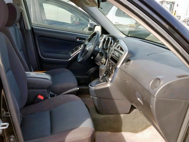 2T1KR30E46C577107 - 2006 TOYOTA COROLLA MA BLACK photo 5