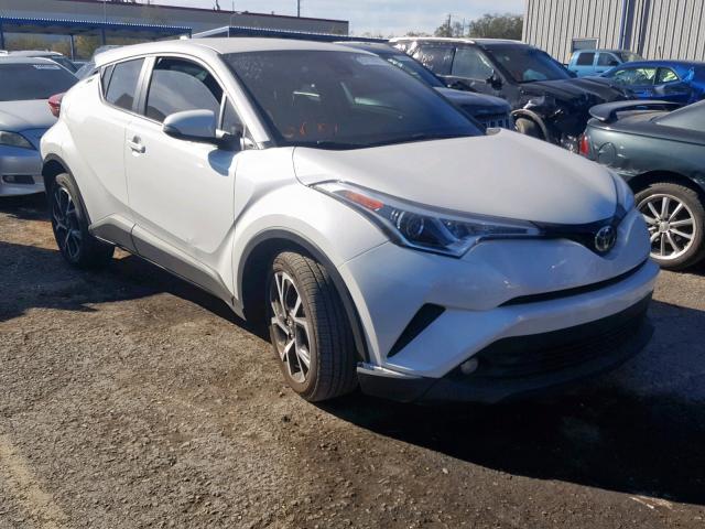 NMTKHMBX7JR021265 - 2018 TOYOTA C-HR XLE WHITE photo 1