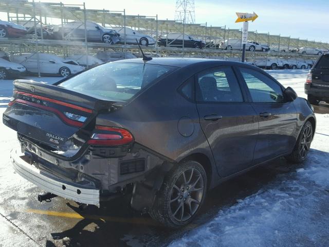 1C3CDFBB8ED909868 - 2014 DODGE DART SXT BROWN photo 4