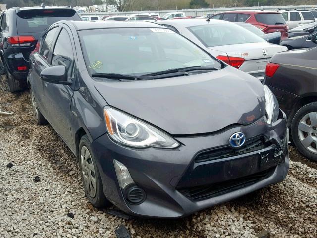 JTDKDTB37F1577245 - 2015 TOYOTA PRIUS C BLACK photo 1