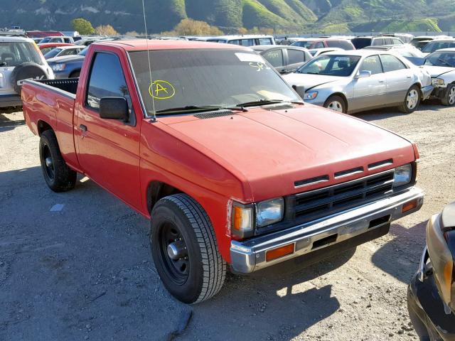 1N6SD11S4NC346753 - 1992 NISSAN TRUCK SHOR RED photo 1