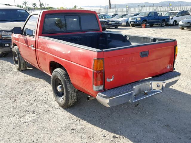 1N6SD11S4NC346753 - 1992 NISSAN TRUCK SHOR RED photo 3