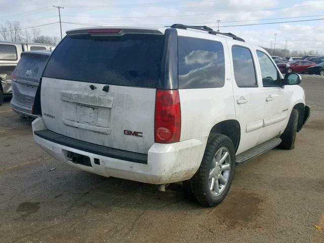 1GKFC13J87R121414 - 2007 GMC YUKON WHITE photo 4