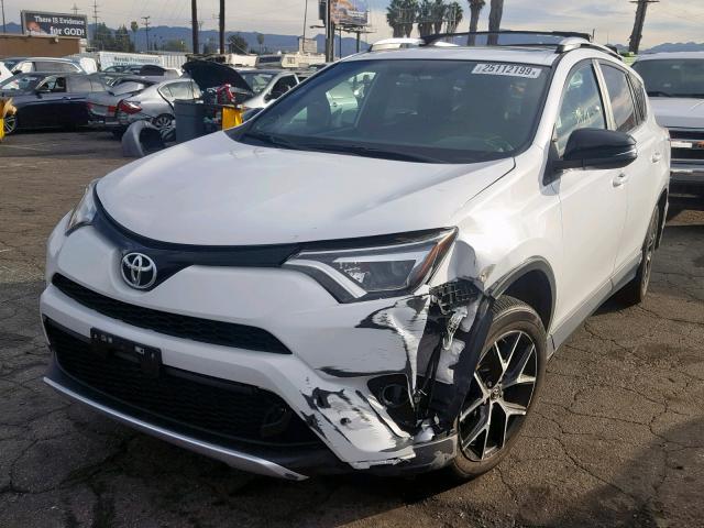 2T3NFREV3GW304250 - 2016 TOYOTA RAV4 SE WHITE photo 2