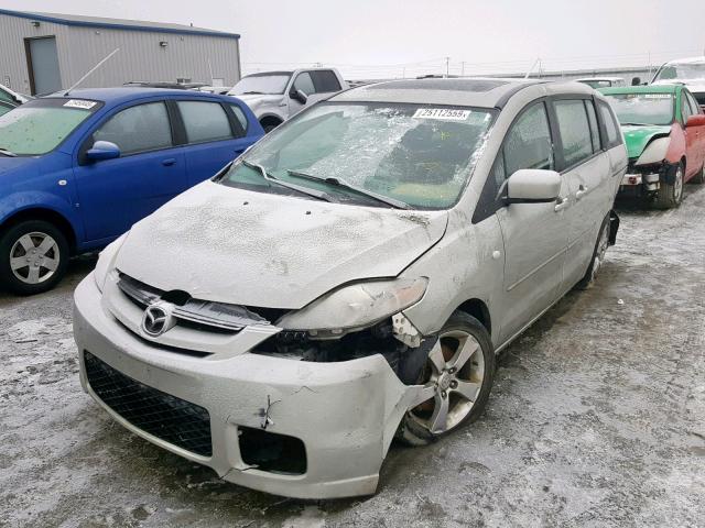 JM1CR29L960130024 - 2006 MAZDA 5 GRAY photo 2