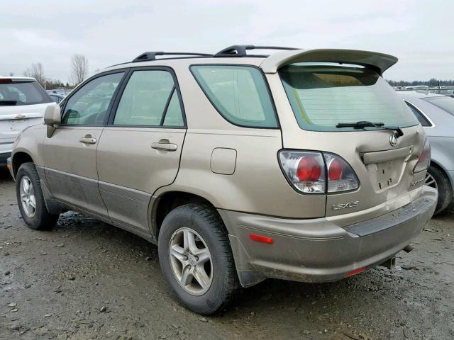 JTJHF10U410231721 - 2001 LEXUS RX 300 GOLD photo 3