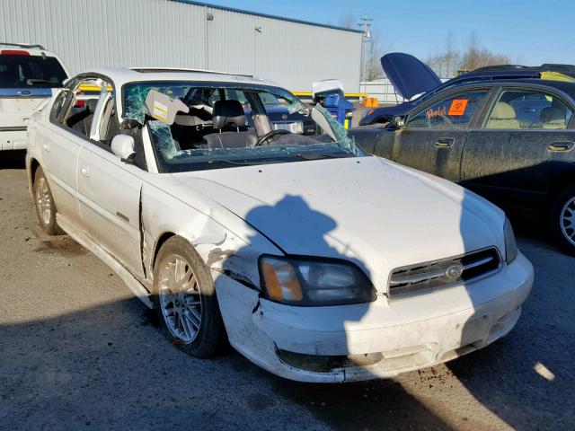 4S3BE656616211034 - 2001 SUBARU LEGACY GT WHITE photo 1