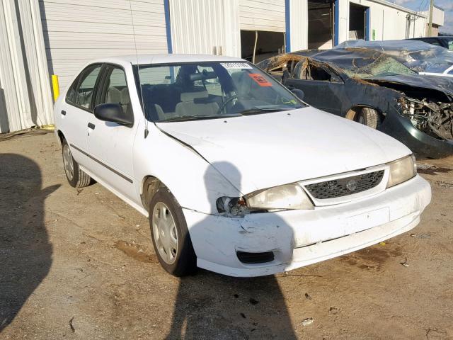 1N4AB41D0WC752169 - 1998 NISSAN SENTRA E WHITE photo 1