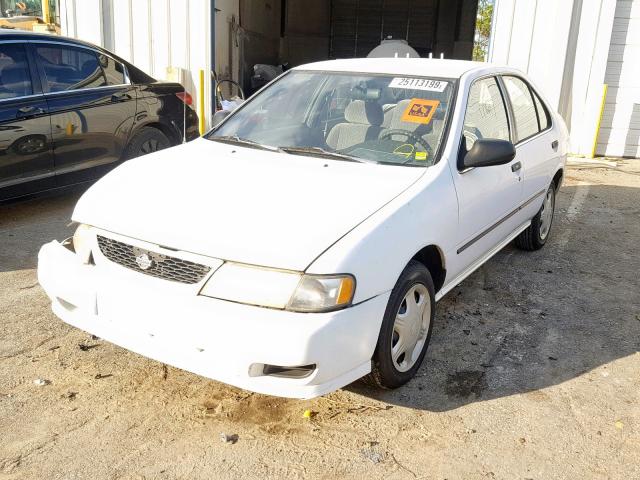 1N4AB41D0WC752169 - 1998 NISSAN SENTRA E WHITE photo 2