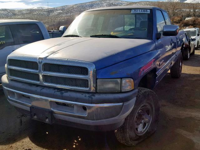 3B7KF23C9SM170432 - 1995 DODGE RAM 2500 BLUE photo 2